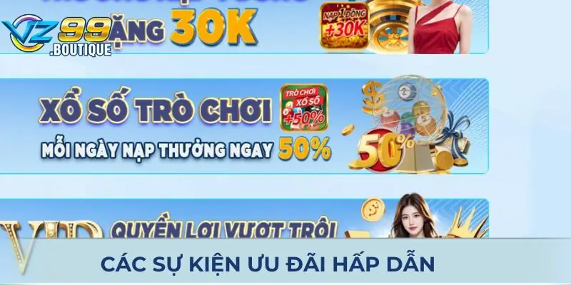 Đa dạng các chương trình với mức thưởng khổng lồ
