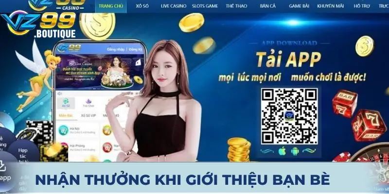 Giới thiệu bạn nhận thưởng quà khủng